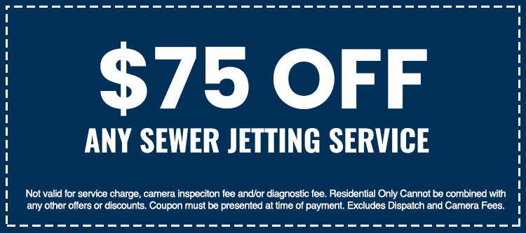 sewer jetting service coupon