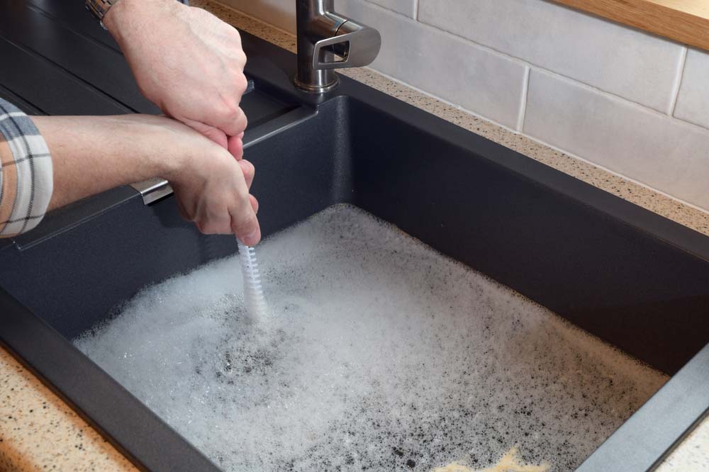 clogged drain