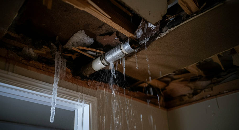 leaky pipe line