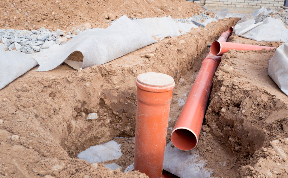 sewer lines