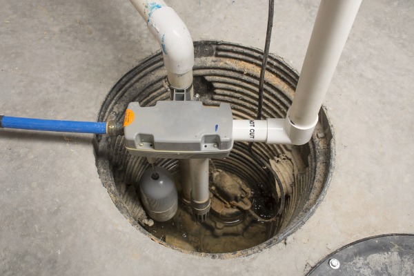 basement sump pump system