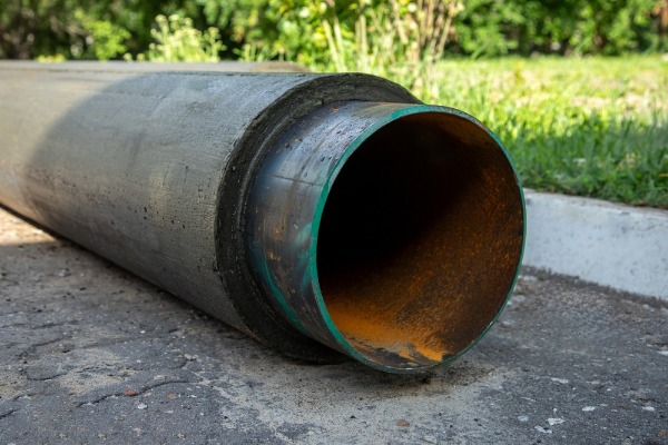 cured-in-place pipe lining inside old pipe