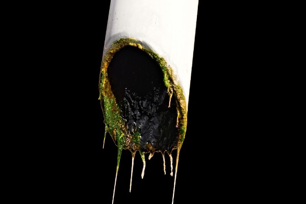 grease clogged drain pipe
