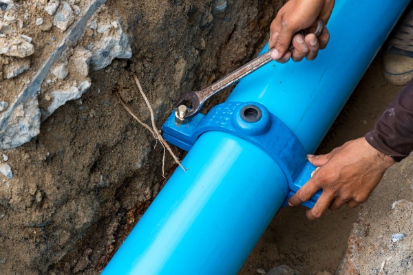 underground water pipe connection