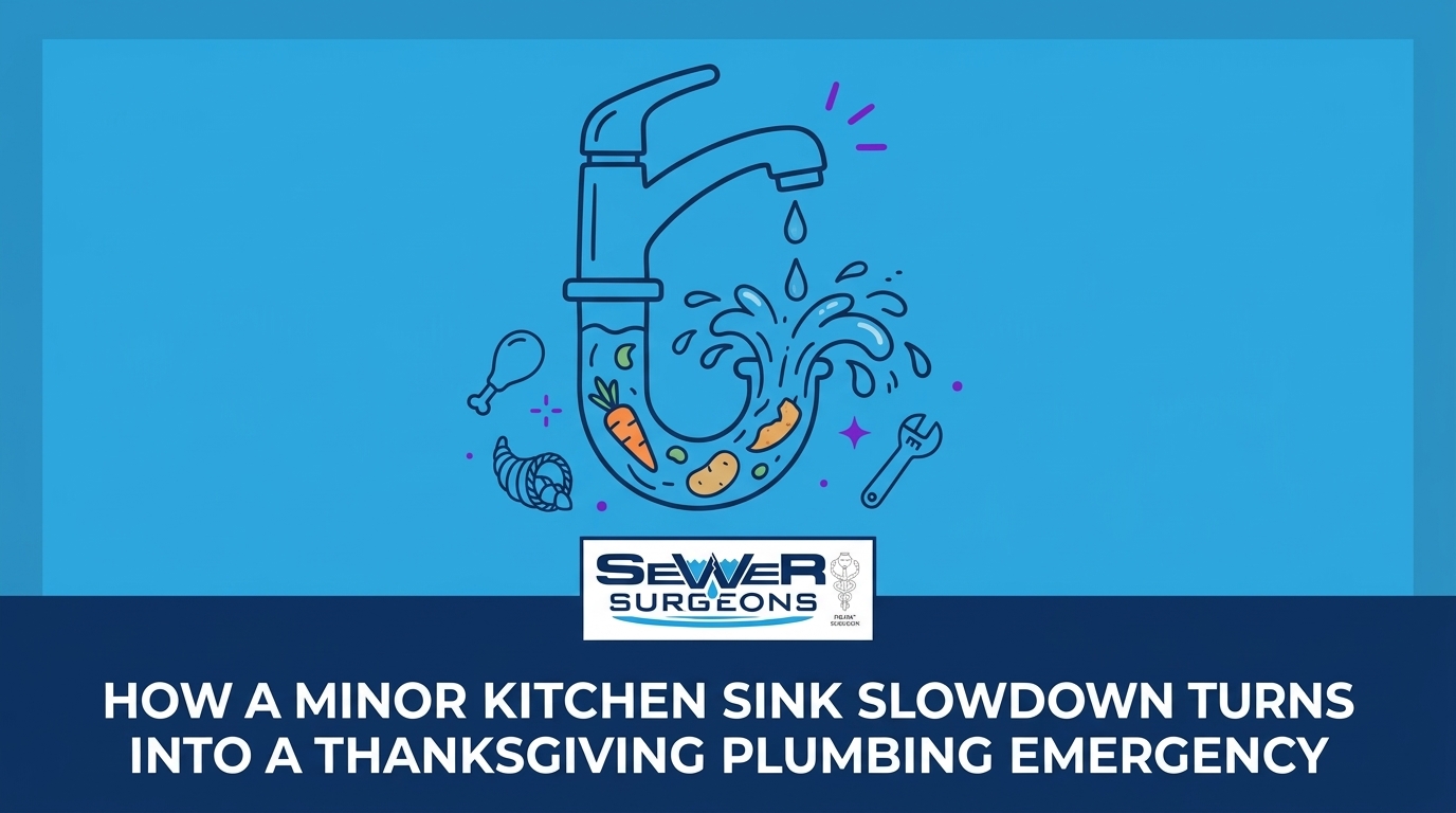 How a Minor Kitchen Sink Slowdown Turns Into a Thanksgiving Plumbing Emergency — featured image